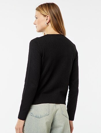Chaqueta de punto fino