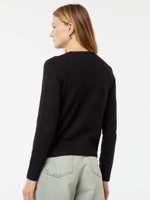 Chaqueta de punto fino - Kiabi