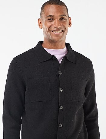 Chaqueta de punto fino