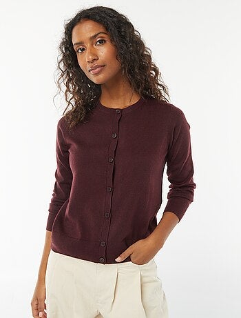 Chaqueta de punto fino
