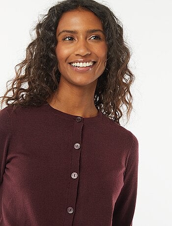 Chaqueta de punto fino
