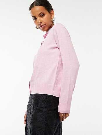 Chaqueta de punto fino