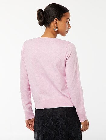 Chaqueta de punto fino