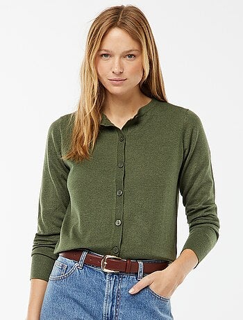 Chaqueta de punto fino