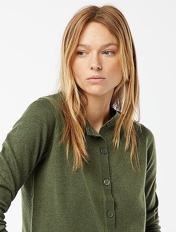 Chaqueta de punto fino