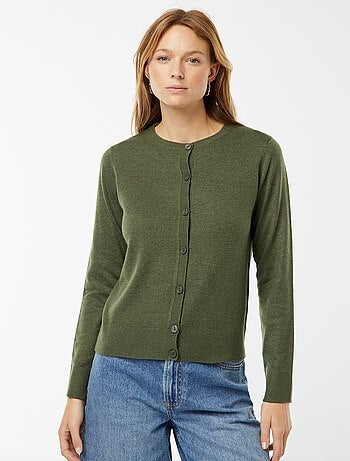 Chaqueta de punto fino