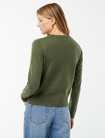 Chaqueta de punto fino