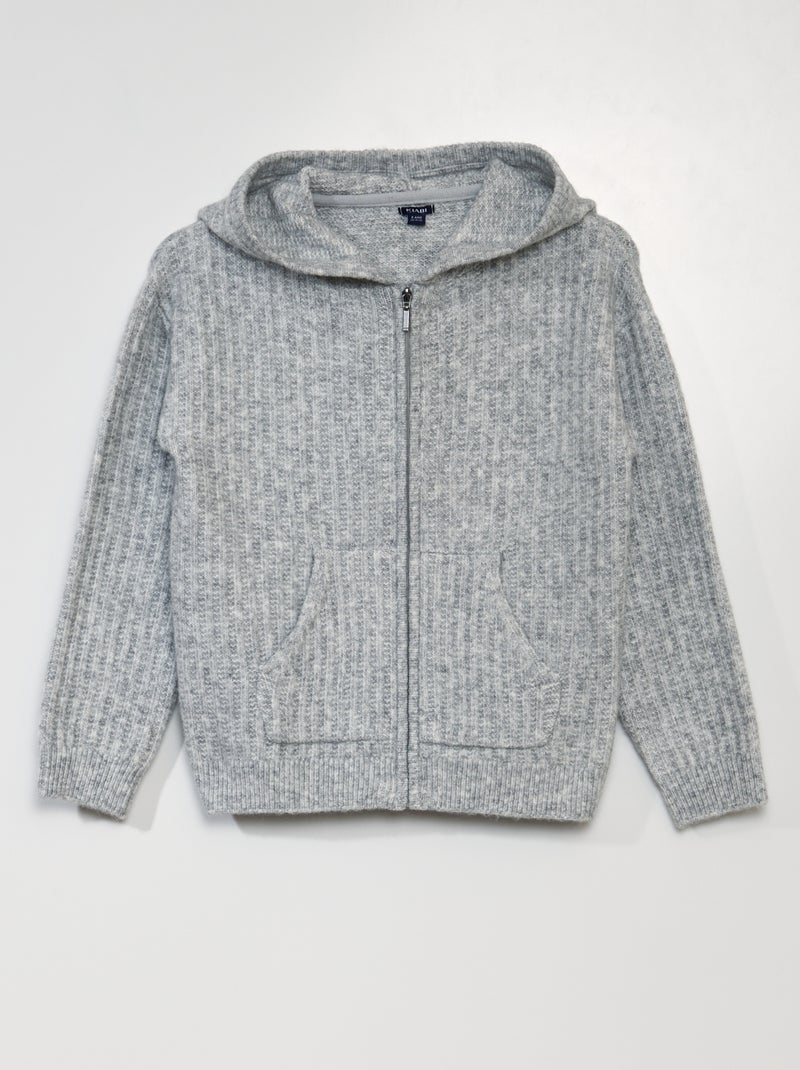 Chaqueta de punto GRIS - Kiabi