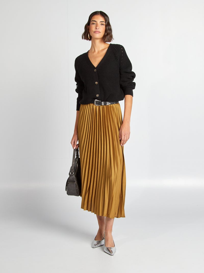 Chaqueta de punto grueso negro - Kiabi