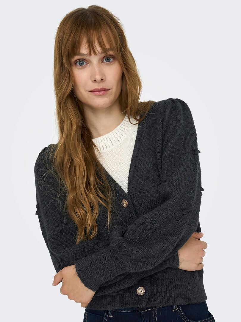 Chaqueta De Punto JDY Negro Kiabi 32 00 Chaqueta De Punto JDY Negro Kiabi 32 00