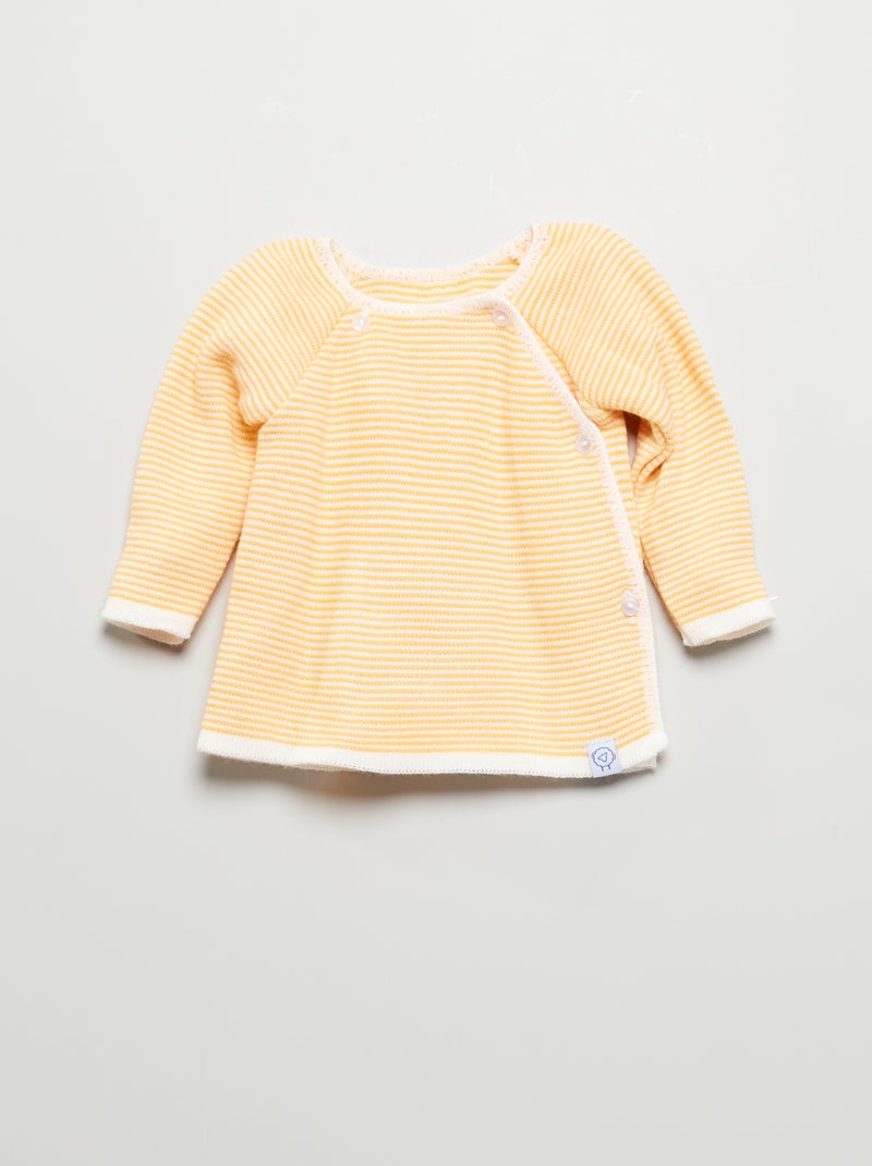 Chaqueta de punto 'La Manufacture de Layette' BEIGE - Kiabi