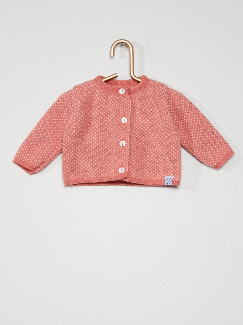 Chaqueta de punto 'La manufacture de Layette' ROJO - Kiabi