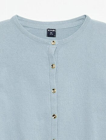 Chaqueta de punto lisa