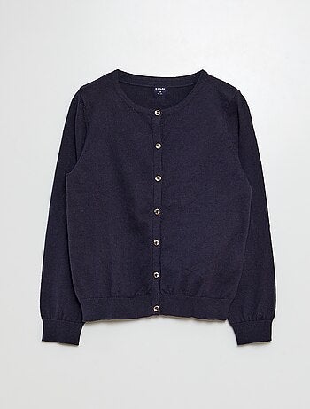 Chaqueta de punto lisa