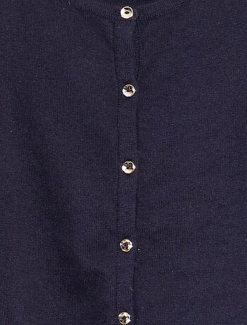 Chaqueta de punto lisa