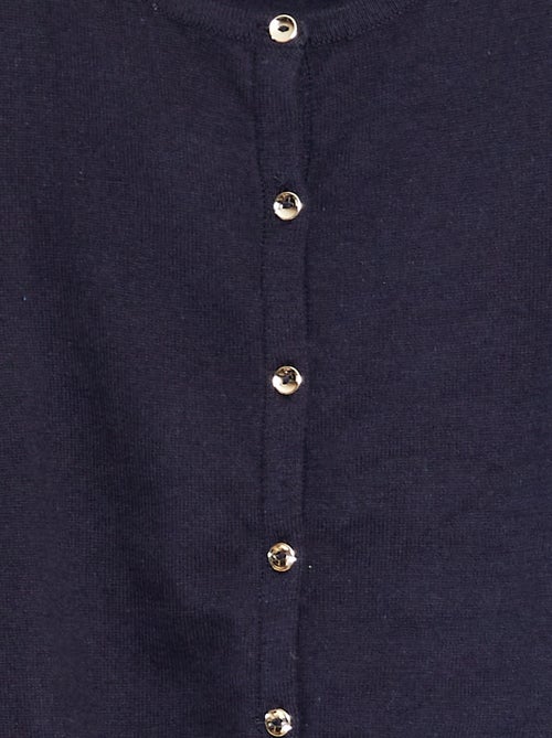 Chaqueta de punto lisa - Kiabi