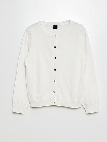 Chaqueta de punto lisa