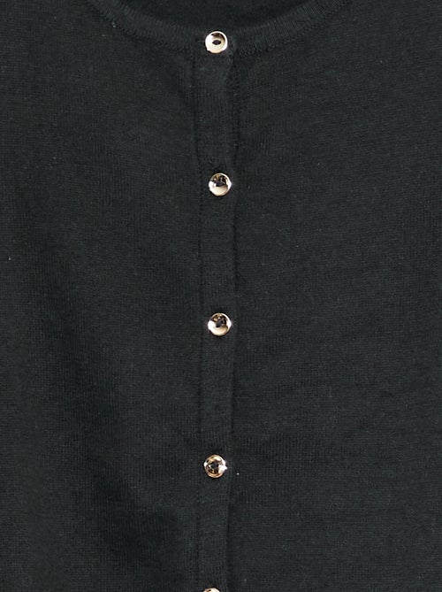 Chaqueta de punto lisa - Kiabi