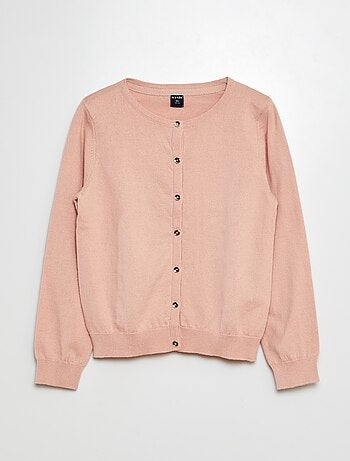 Chaqueta de punto lisa