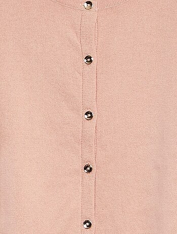 Chaqueta de punto lisa