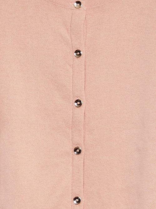 Chaqueta de punto lisa - Kiabi