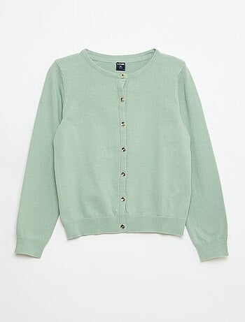 Chaqueta de punto lisa