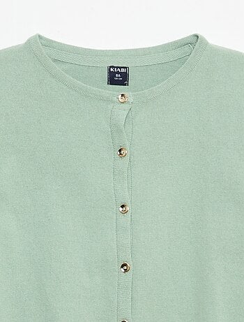 Chaqueta de punto lisa