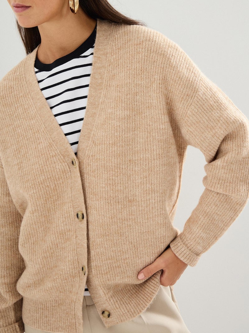 Chaqueta de punto, MO Fashion Beige - Kiabi