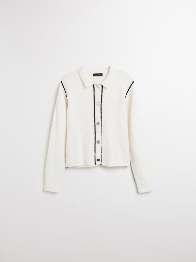 Chaqueta de punto, MO Fashion Blanco - Kiabi