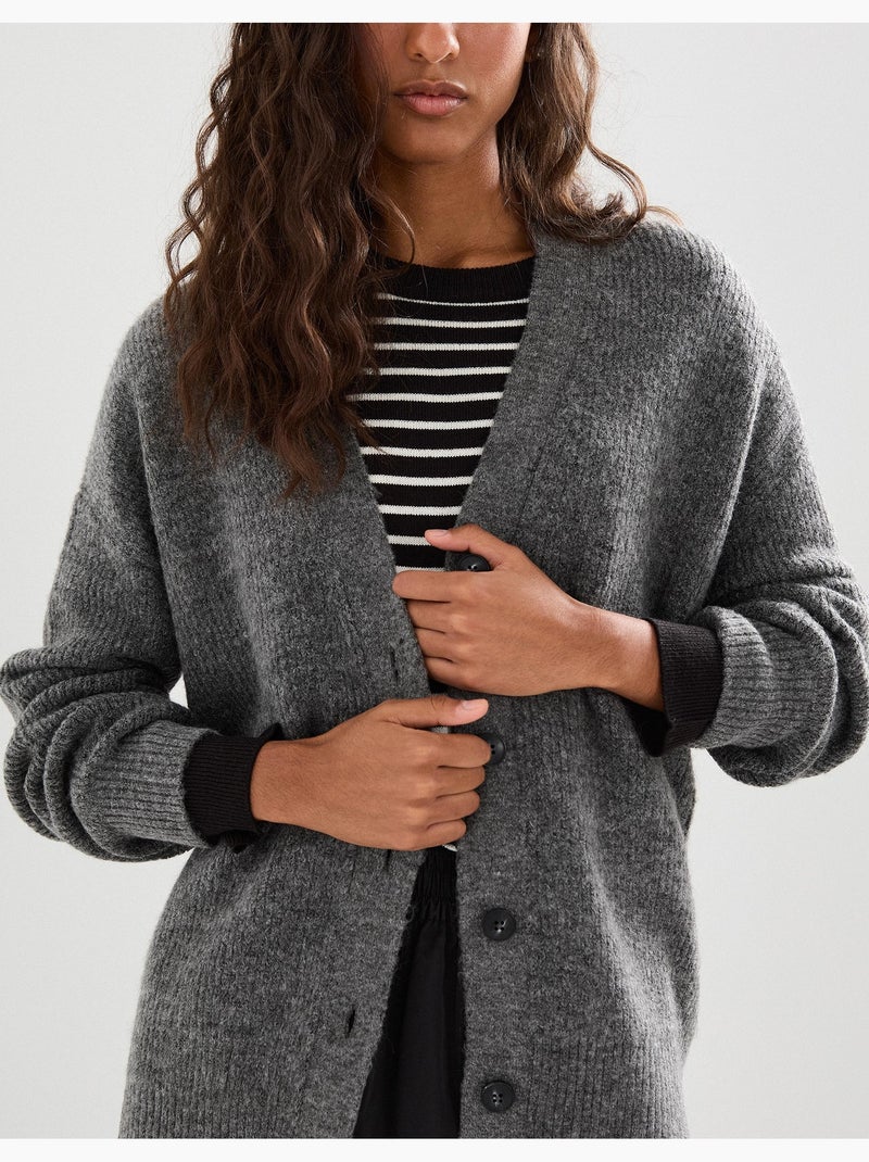 Chaqueta de punto, MO Fashion Gris - Kiabi