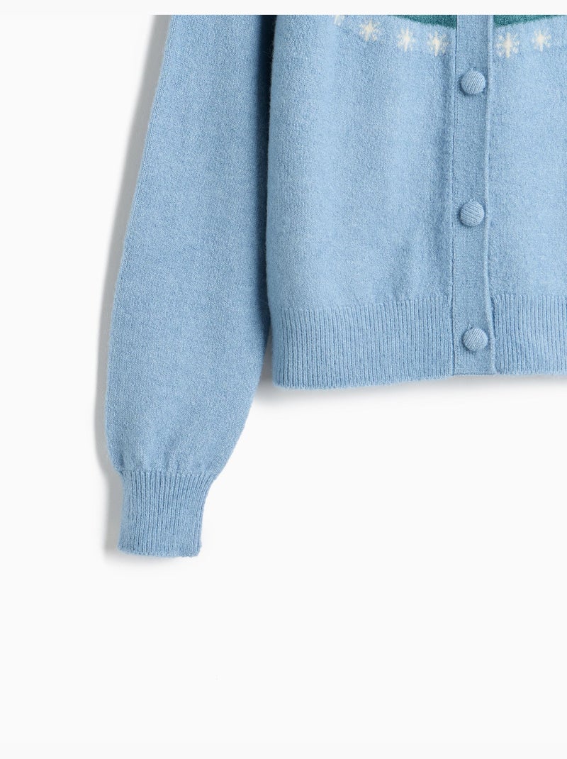 Chaqueta de punto navideña, mo fashion Azul - Kiabi