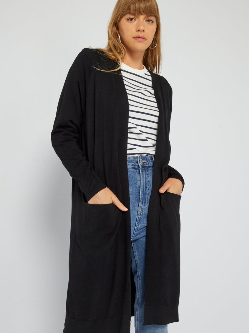 Chaqueta de punto NEGRO - Kiabi