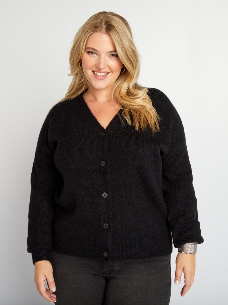 Chaqueta de punto Negro - Kiabi