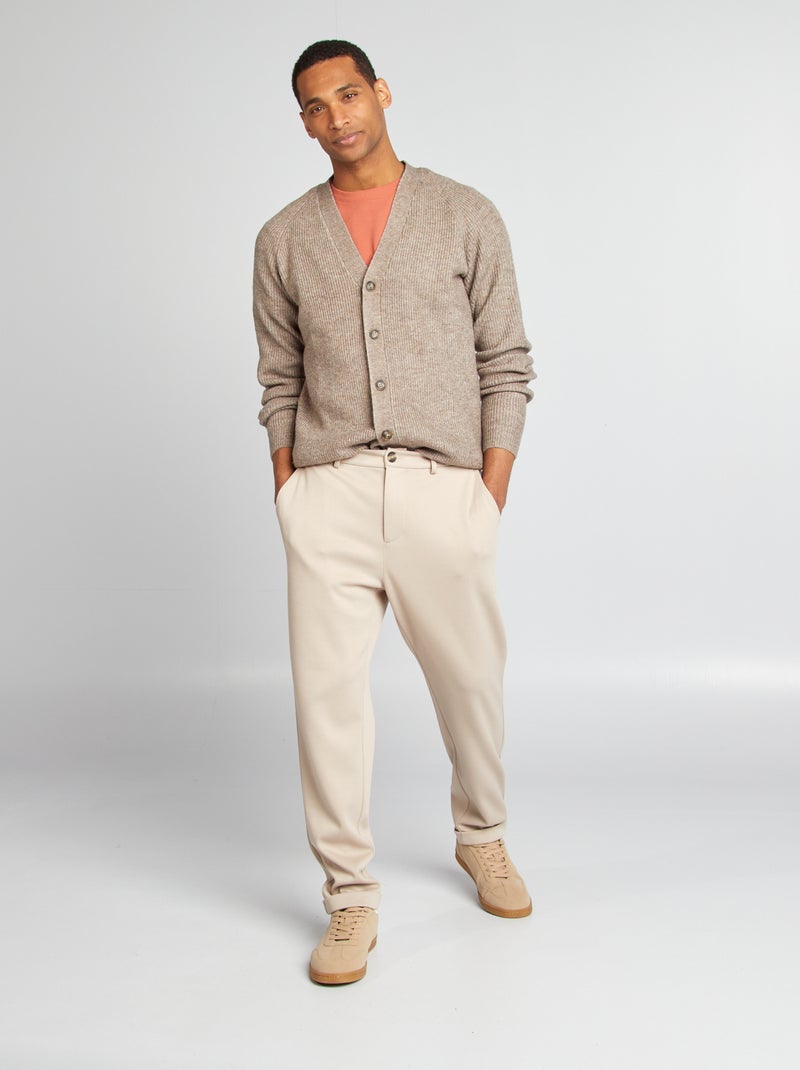 Chaqueta de punto perlado BEIGE - Kiabi