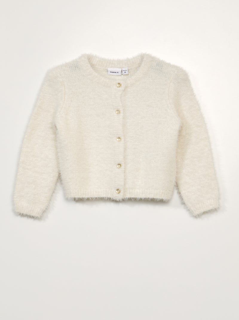 Chaqueta de punto suave BEIGE - Kiabi