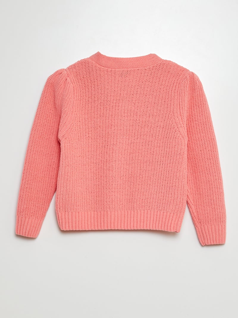 Chaqueta de punto suave ROSA - Kiabi