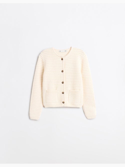 Chaqueta de punto texturizada, mo fashion - Kiabi