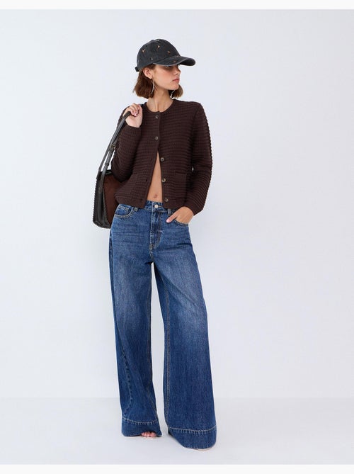 Chaqueta de punto texturizada, mo fashion - Kiabi