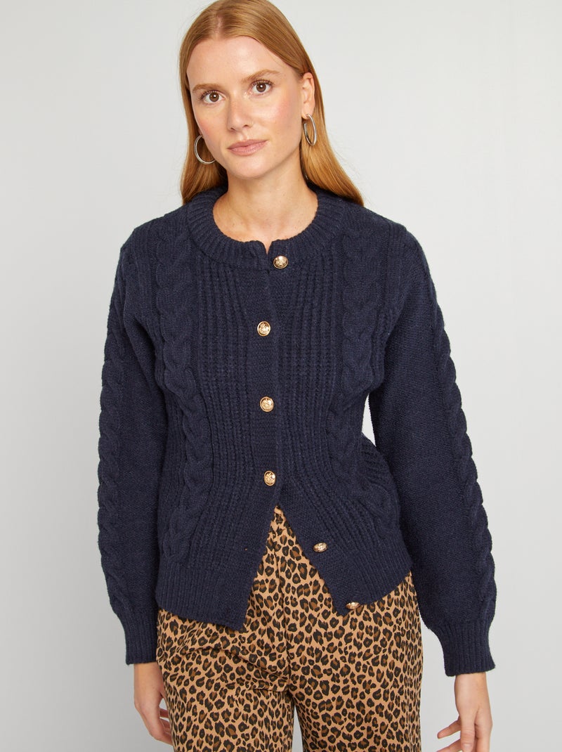 Chaqueta De Punto Para Hombre PJ PAUL JONES - Cárdigan Grueso Con Botones