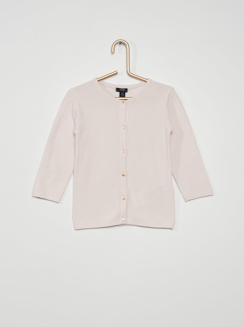 Chaqueta de punto tricotado ROSA - Kiabi