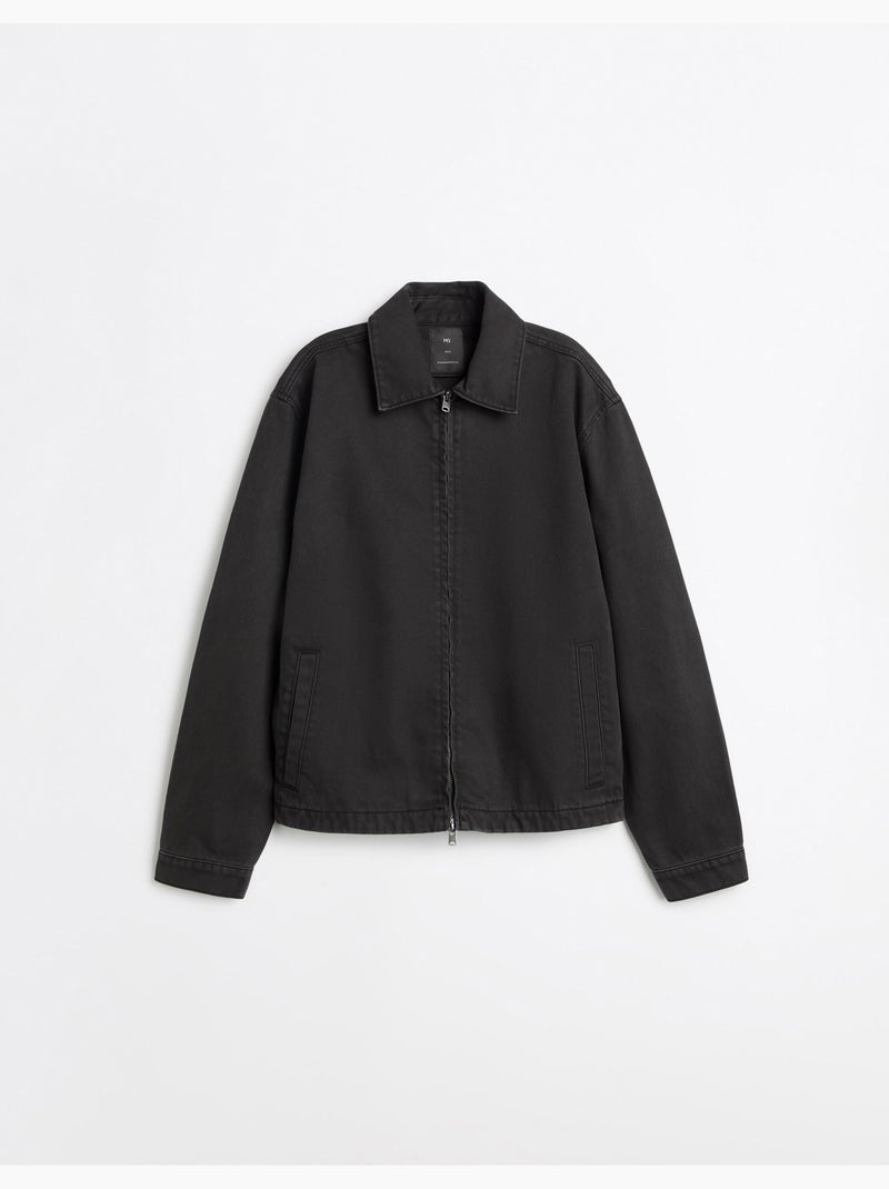 Chaqueta de sarga, mo fashion Gris - Kiabi