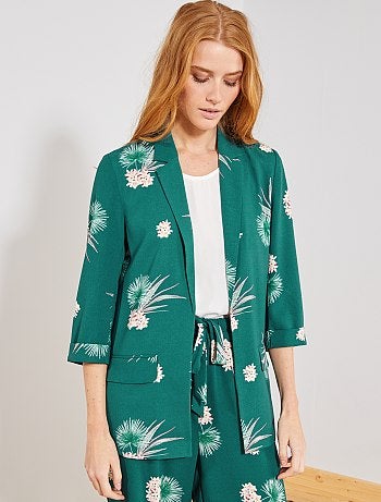 Chaqueta de sastre de flores - Kiabi