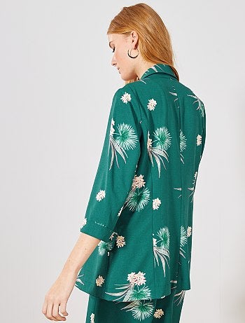 Chaqueta de sastre de flores - Kiabi