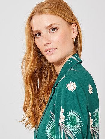 Chaqueta de sastre de flores - Kiabi