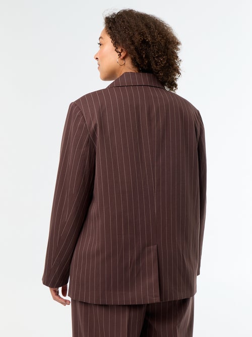 Chaqueta de sastre larga con doble botonadura - Kiabi