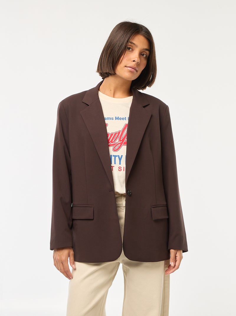 Chaqueta de sastre Marron - Kiabi