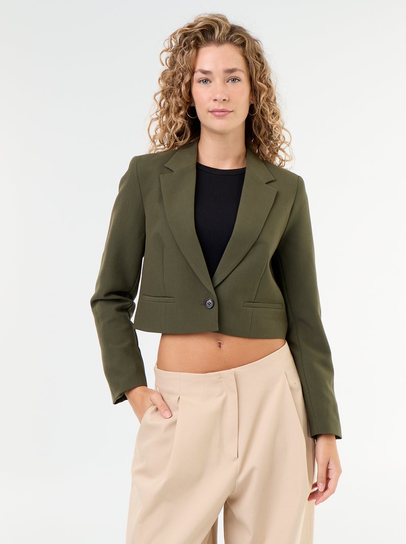 Chaqueta de sastre Verde - Kiabi