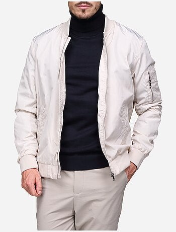 Chaqueta de satén lisa - Frilivin