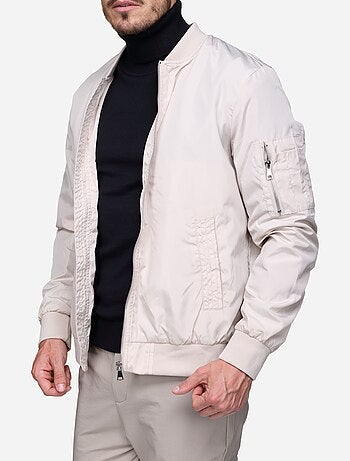 Chaqueta de satén lisa - Frilivin