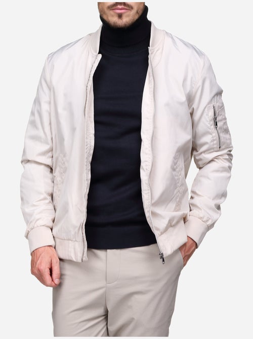 Chaqueta de satén lisa - frilivin - Kiabi